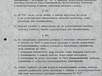 Zarządzenie Wewnętrzne w sprawie funkcjonowania OZWG w czasie stanu wojennego8 1982