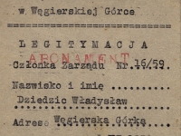 Legitymacja członkowska Klubu Sportowego "Metal" wystawiona na nazwisko Władysława Dziedzica, pracownika Odlewni w latach 1944 - 1981. Klub Sportowy, którego wychowankami było wielu ogólnopolskiej sławy sportowców powstał z inicjatywy zarządu Odlewni.