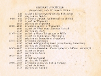 Plan wycieczki z okazji XX zjazdu Gazowników, Wodociągowców i Techników Sanitarnych Polskich (czerwiec 1938). Jedną z atrakcji było zwiedzanie zakładów w Węgierskiej Górce.