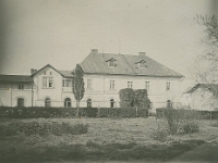 Rok 1915. Budynek Zarządu Huty.