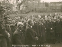Rok 1936. Jubileusz 25-lecia pracy prof. Jerzego Buzka w Węgierskiej Górce.