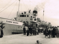 Sierpień 1937 roku. Wycieczka pracowników "Węgierskiej Górki" do Gdyni.