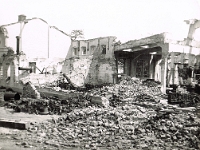 Zniszczenia dokonane przez wycofujące się wojska okupanta w dniu 6 kwietnia 1945 r.