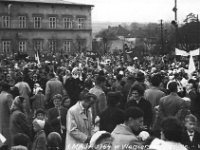 Rok 1964. Święto 1 Maja w Węgierskiej Górce.