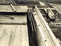 Rok 1947. Budowa Warsztatów Mechanicznych w miejsce zniszczonych przez okupanta w 1945 r.