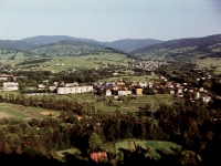 Rok 1993. Panorama Węgierskiej Górki.