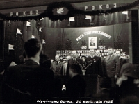 Rok 1952. Konferencja pokojowa z okazji 60-tych urodzin prezydenta Bolesława Bieruta w "Węgierskiej Górce".