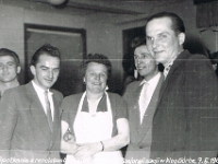 Rok 1960. Spotkanie z rencistami w Klubie Techniki i Racjonalizacji przy Odlewni Żeliwa.
