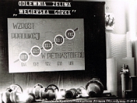 Rok 1959. "Węgierska Górka" na Powiatowej Wystawie Przemysłowej w Żywcu z okazji XV-lecia polskiej Rzeczypospolitej Ludowej.