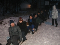 Kulig z udziałem pracowników METALPOLU. 13 lutego 2003 r.