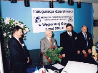Inauguracja działalności METALPOLU. 9 maja 2000 r.